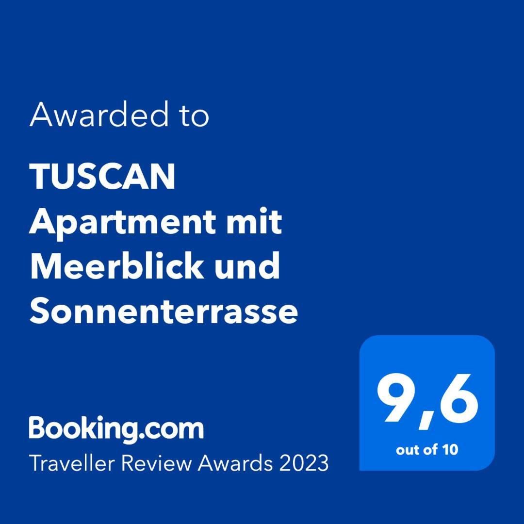 Tuscan Apartment Mit Meerblick Und Sonnenterrasse 코스타 테기세 외부 사진